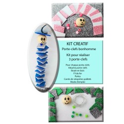 Kit créatif porte clefs bonhomme1